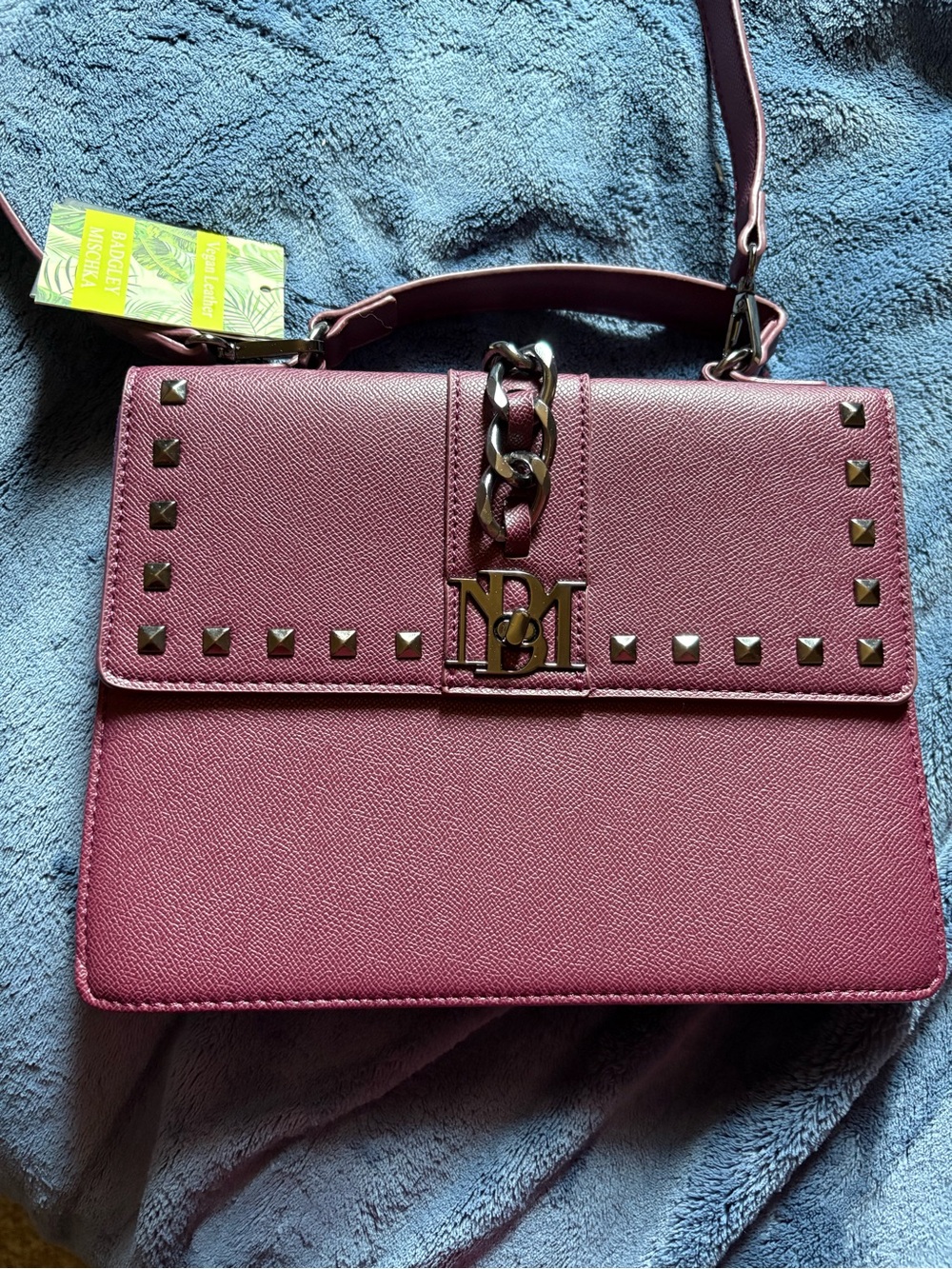 Studded Top-Handle Women’s Bag